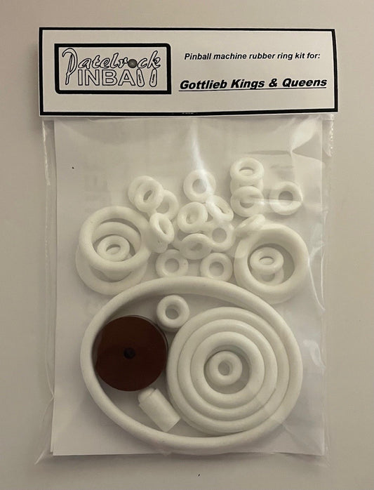 Gottlieb Kings & Queens Pinball Machine Rubber Ring Kit