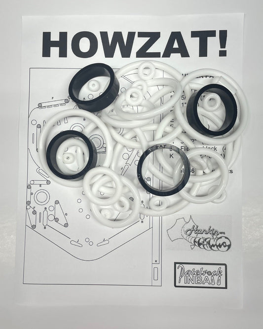 Hankin Dennis Lillee's Howzat! Pinball Machine Rubber Ring Kit