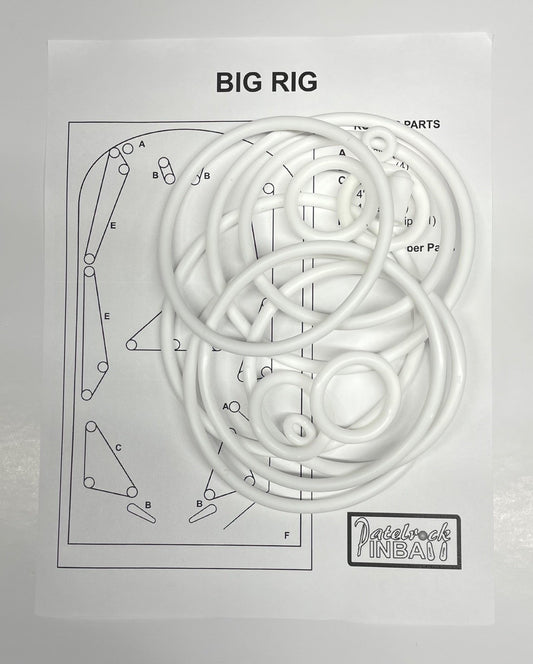 The Henry W.T. Mali & CO Inc. Big Rig Pinball Machine Rubber Ring Kit
