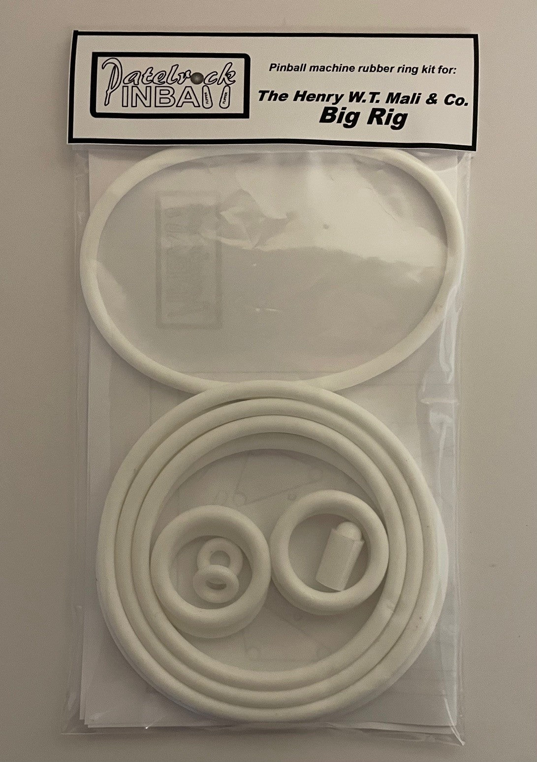 The Henry W.T. Mali & CO Inc. Big Rig Pinball Machine Rubber Ring Kit