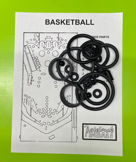 IDSA Basketball Pinball Machine Rubber Ring Kit