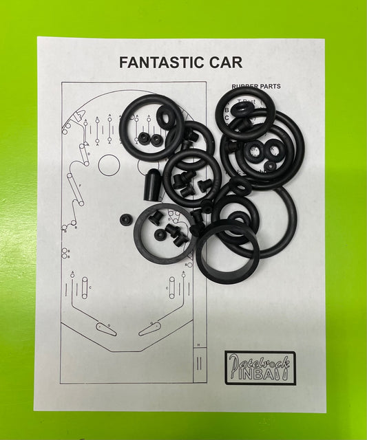 IDSA Fantastic Car Pinball Machine Rubber Ring Kit