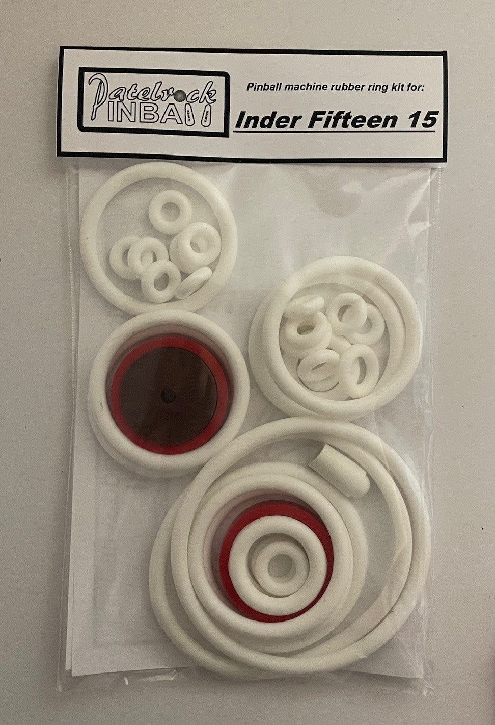 Inder 15 | Fifteen Pinball Machine Rubber Ring Kit