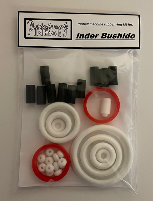Inder Bushido Pinball Machine Rubber Ring Kit