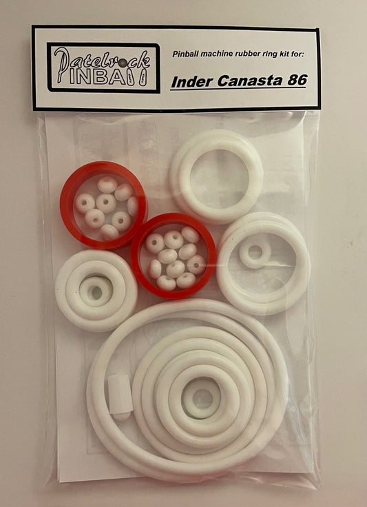 Inder Canasta 86 Pinball Machine Rubber Ring Kit