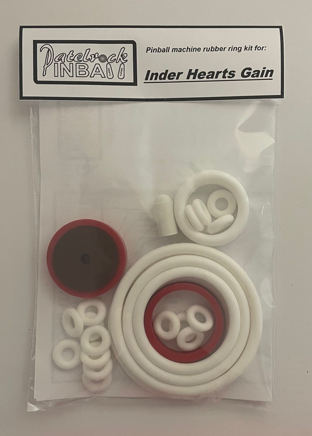 Inder Hearts Gain Pinball Machine Rubber Ring Kit