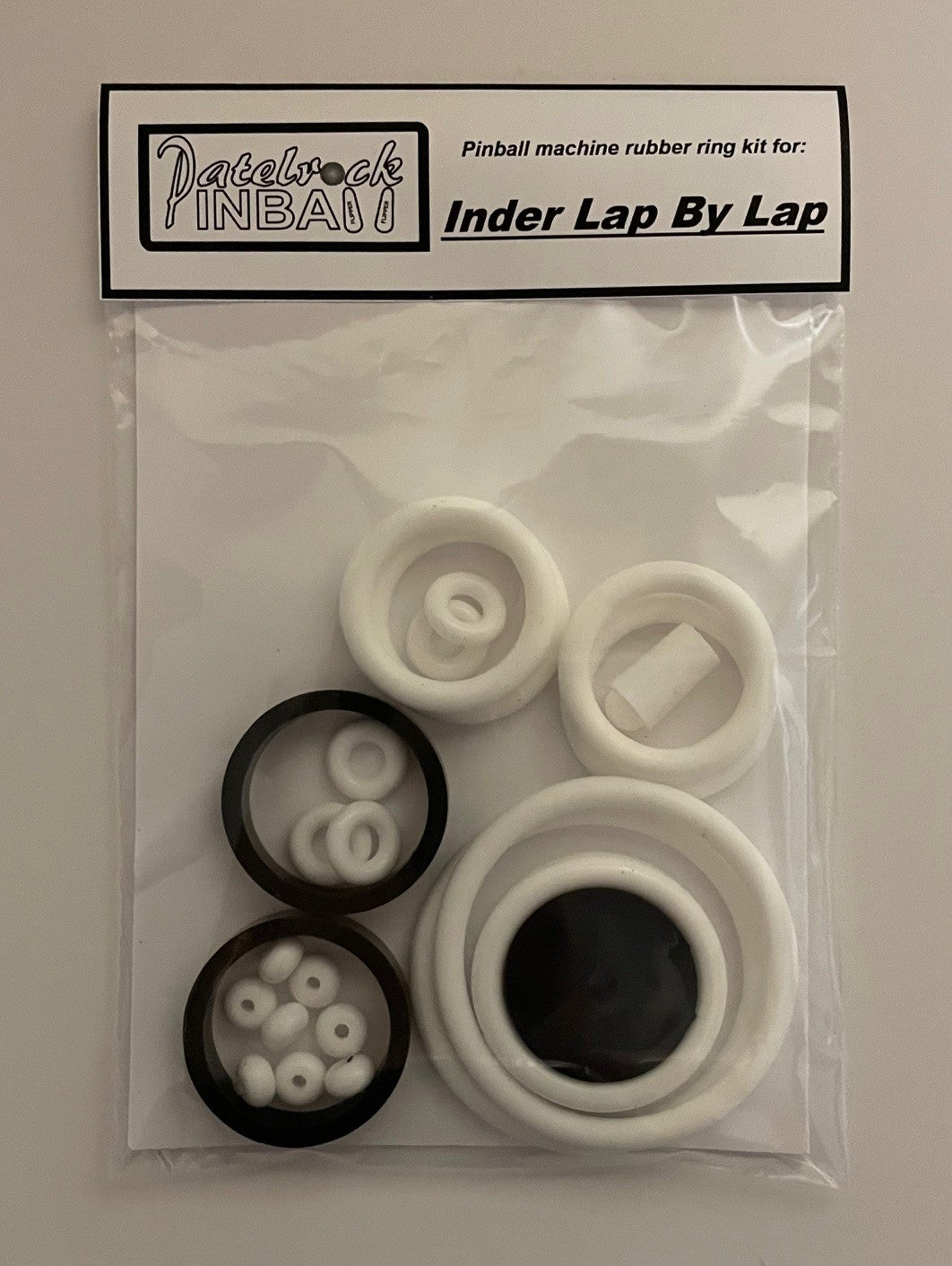 Inder Lap by Lap Pinball Machine Rubber Ring Kit