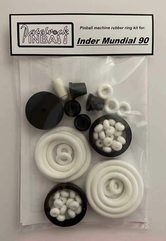 Inder Mundial 90 Pinball Machine Rubber Ring Kit