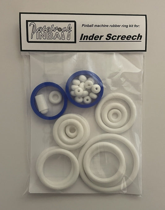 Inder Screech Pinball Machine Rubber Ring Kit