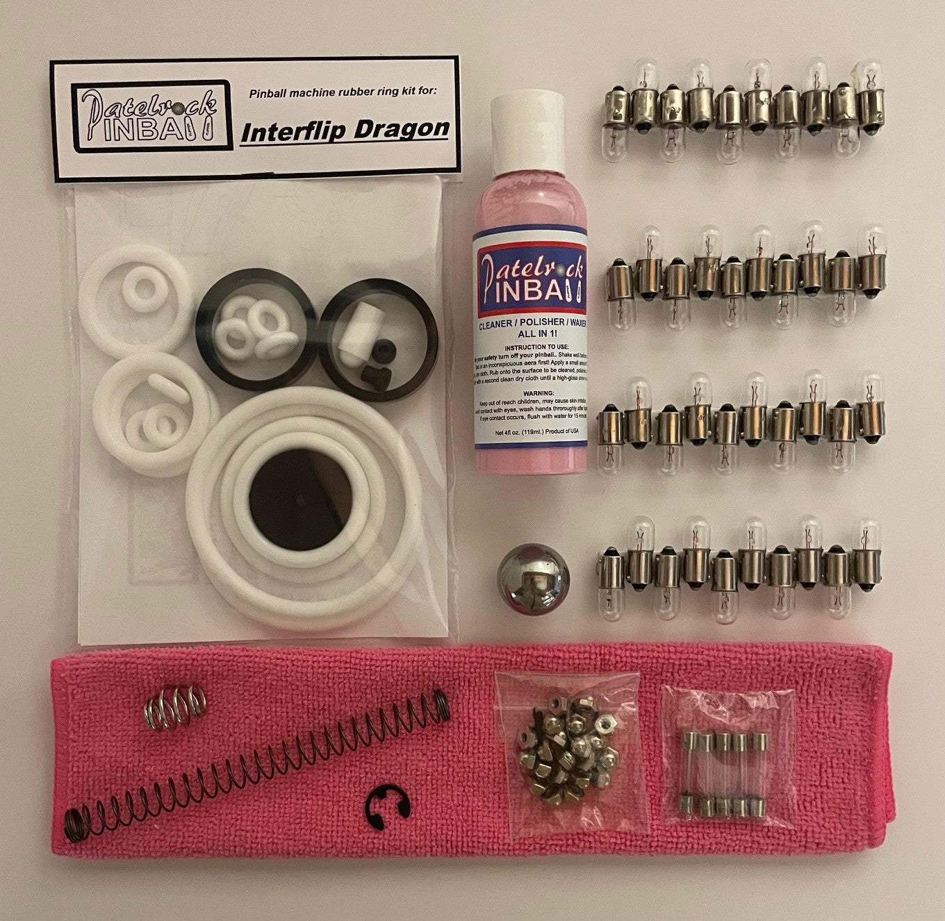 Interflip Dragon Pinball Machine Maintenance Kit