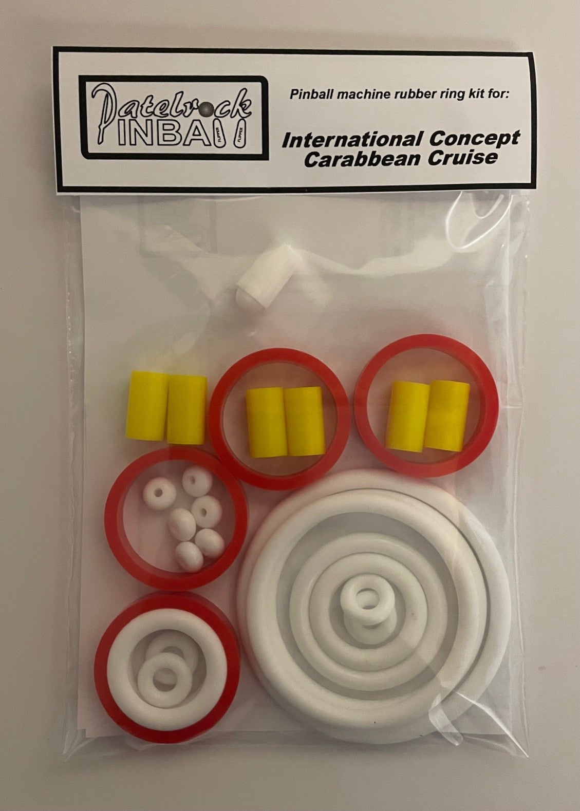 International Concepts Caribbean Cruise Pinball Machine Rubber Ring Kit