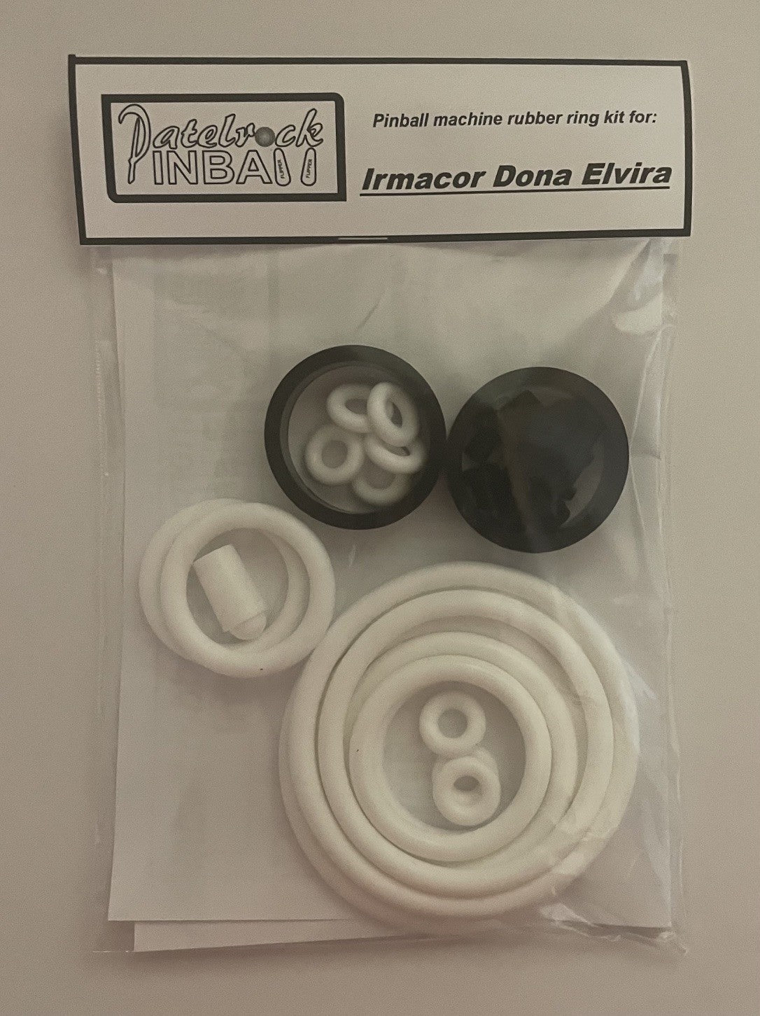 Irmacor Dona Elvira Pinball Machine Rubber Ring Kit