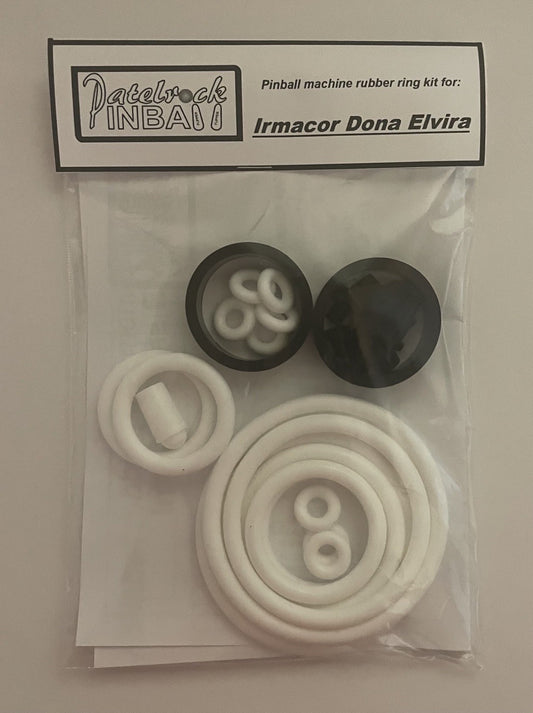 Irmacor Dona Elvira Pinball Machine Rubber Ring Kit