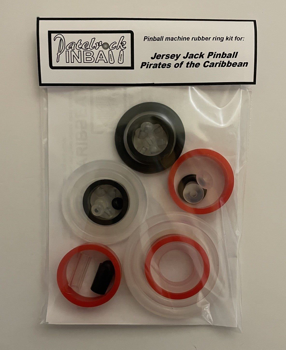 Jersey Jack Pirates of the Caribbbean Standard | Limited | Collector's Edition Pinball Machine Rubber Ring Kit