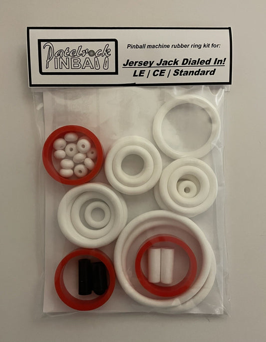 Jersey Jack Pinball Dialed In! Limited | Collector's | Standard Edition Pinball Machine Rubber Ring Kit