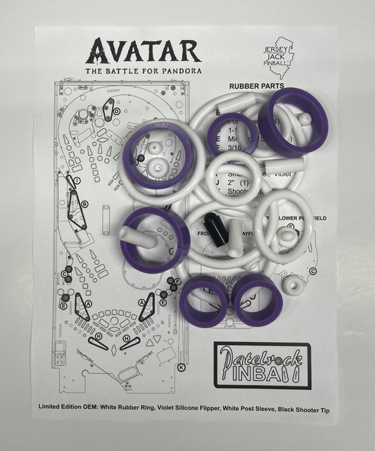 Jersey Jack Pinball Avatar Limited Edition Pinball Machine Rubber Ring Kit