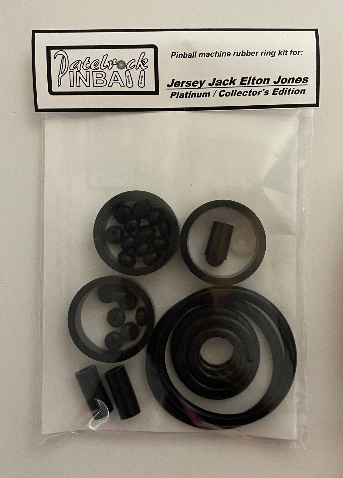 Jersey Jack Pinball Elton John Collector's Edition | Platinum Edition Pinball Machine Rubber Ring Kit