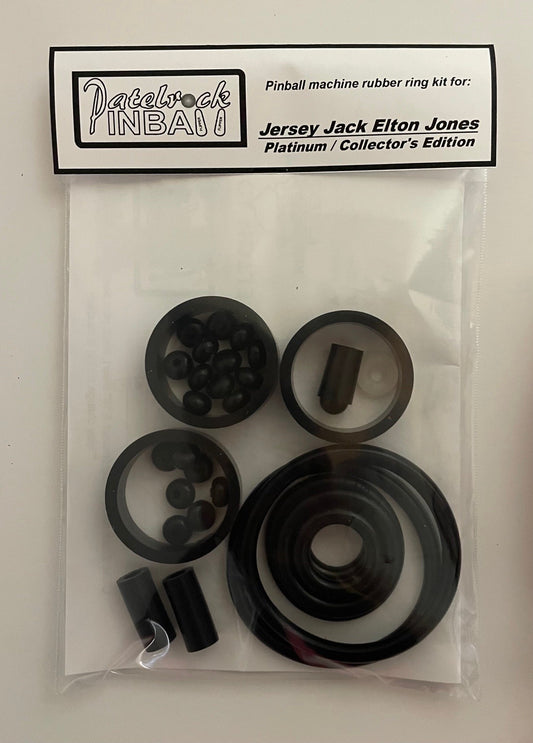 Jersey Jack Pinball Elton John Collector's Edition | Platinum Edition Pinball Machine Rubber Ring Kit
