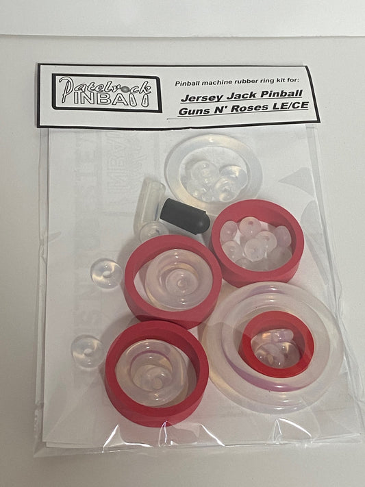 Jersey Jack Pinball Guns N' Roses Limited | Collector's Edition Pinball Machine Rubber Ring Kit