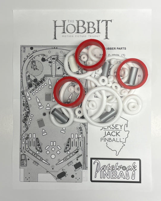 Jersey Jack Pinball The Hobbit Pinball Machine Rubber Ring Kit