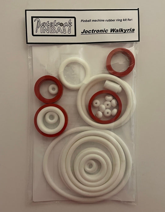 Joctronic Walkyria Pinball Machine Rubber Ring Kit