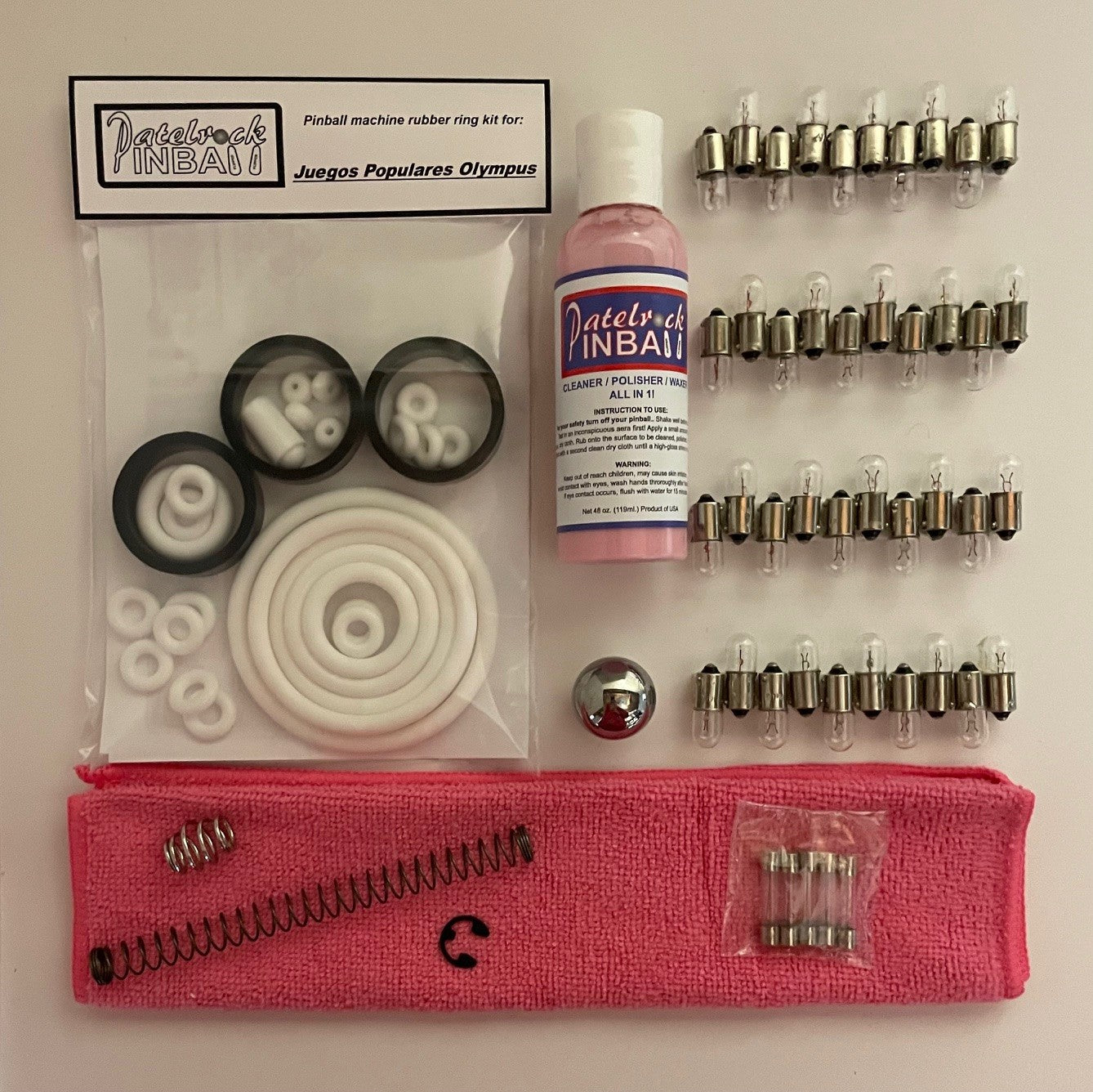 Juegos Populares Olympus Pinball Machine Maintenance Kit
