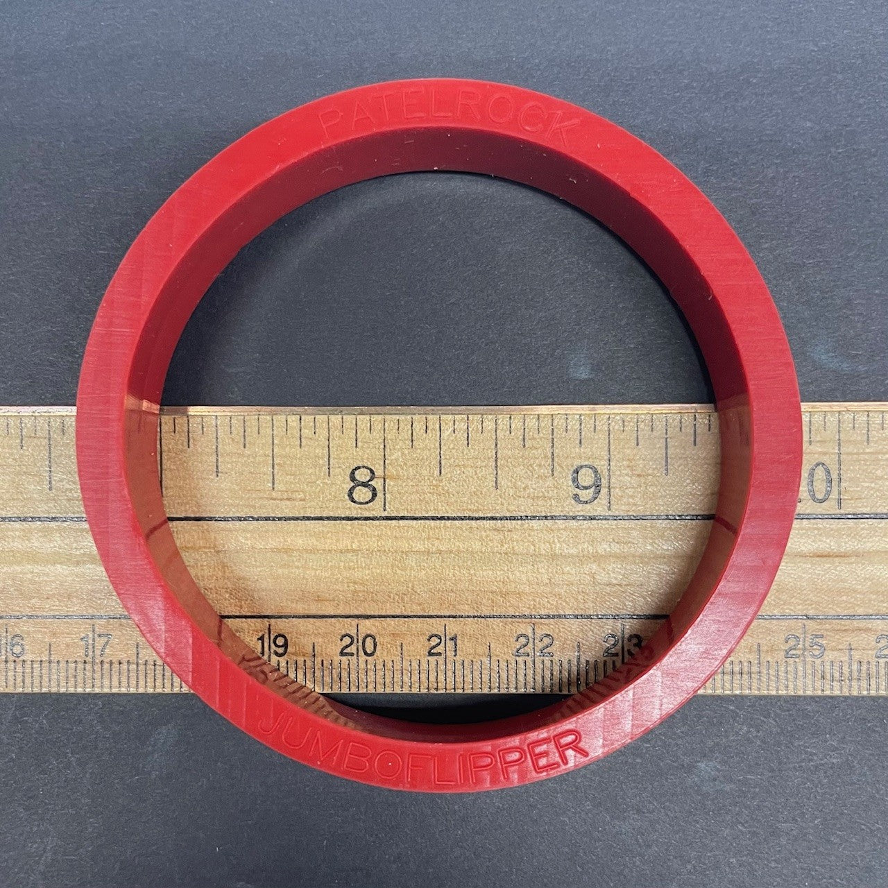 2-1/2'' x 1/2'' Silicone Red Jumbo Flipper Rubber Ring | Exclusive
