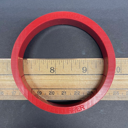 2-1/2'' x 1/2'' Silicone Red Jumbo Flipper Rubber Ring | Exclusive