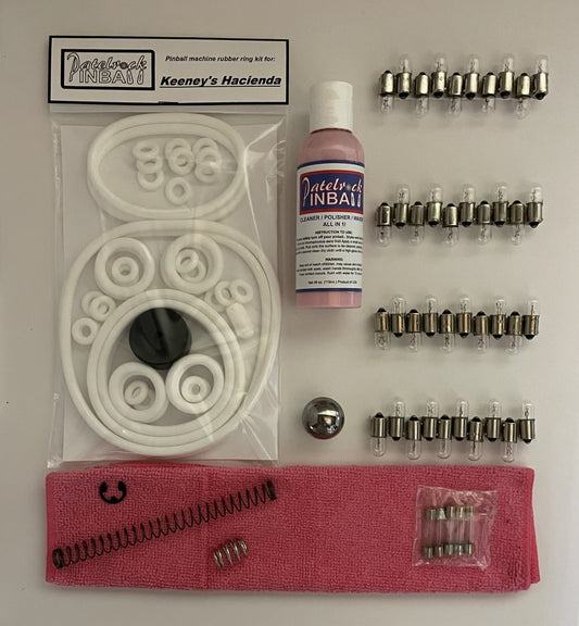 Keeney's Hacienda Pinball Machine Maintenance Kit