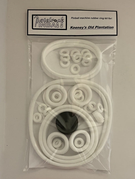 Keeney's Old Plantation Pinball Machine Rubber Ring Kit