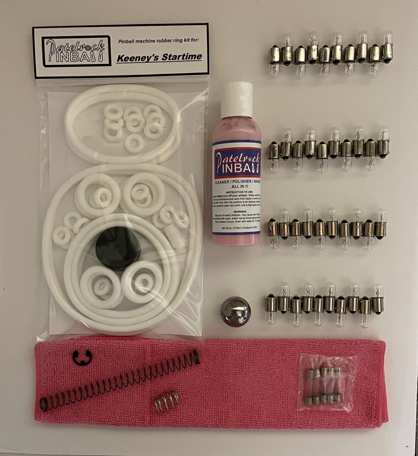 Keeney's Startime Pinball Machine Maintenance Kit