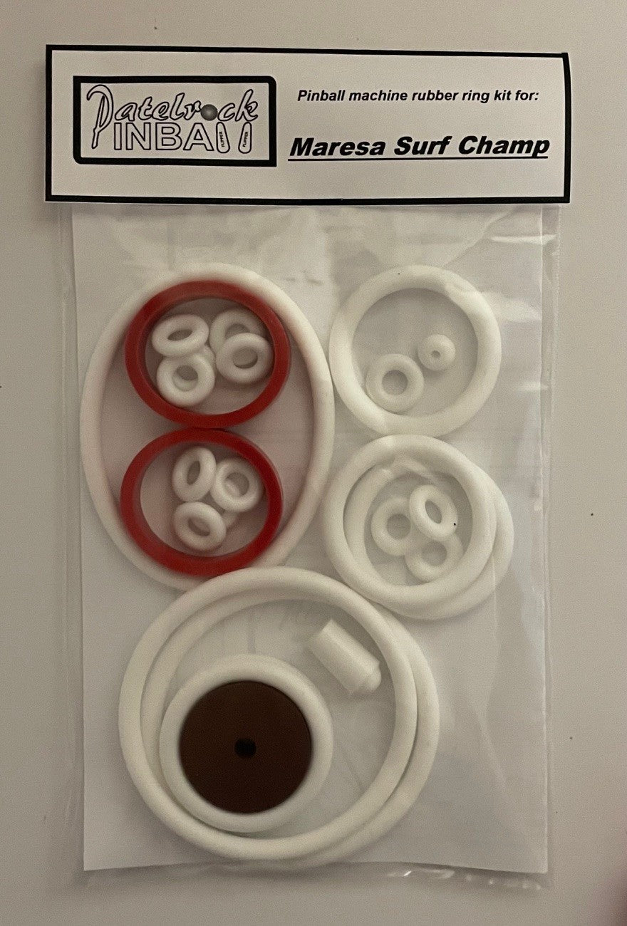 Maresa Surf Champ Pinball Machine Rubber Ring Kit