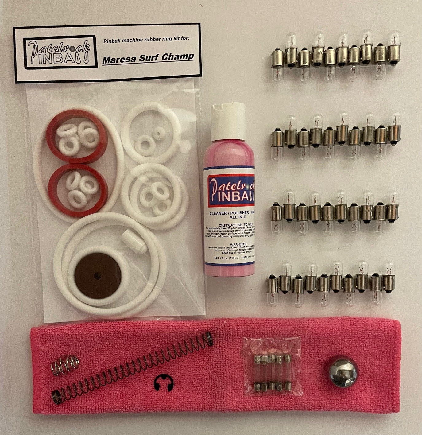 Maresa Surf Champ Pinball Machine Maintenance Kit