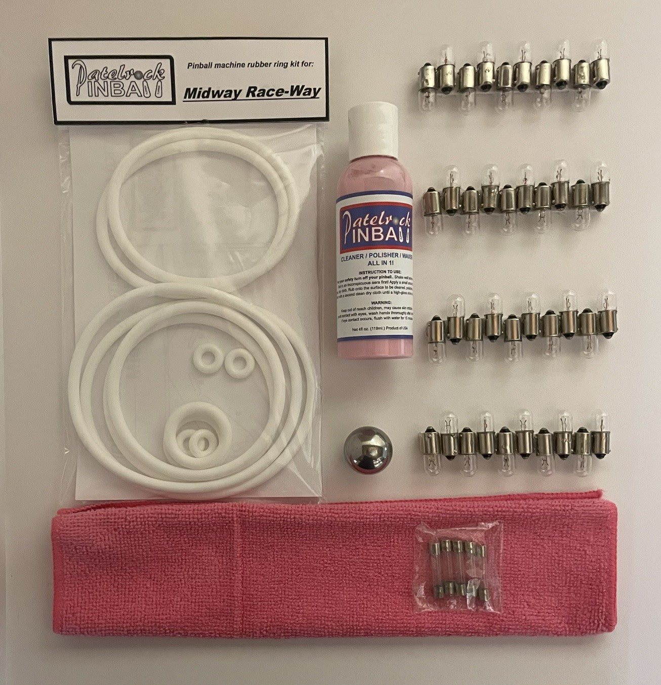 Midway Race-Way Pinball Machine Maintenance Kit