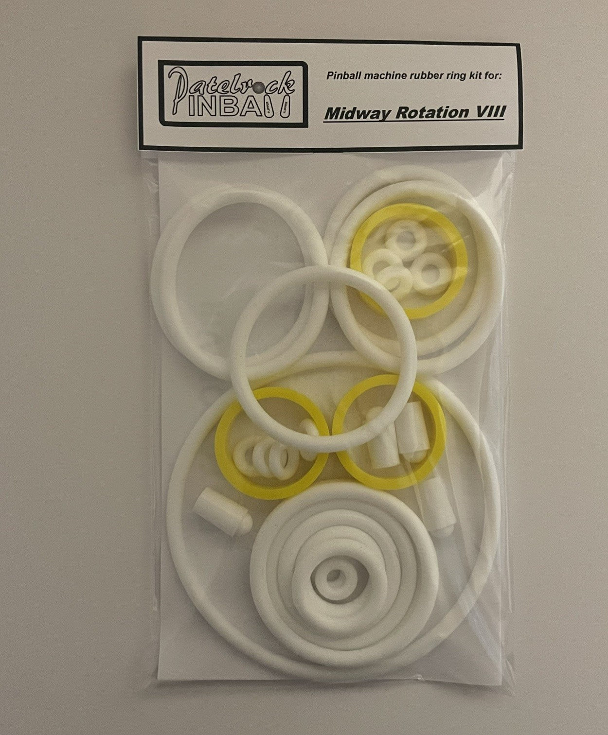 Midway Rotation VIII Pinball Machine Rubber Ring Kit