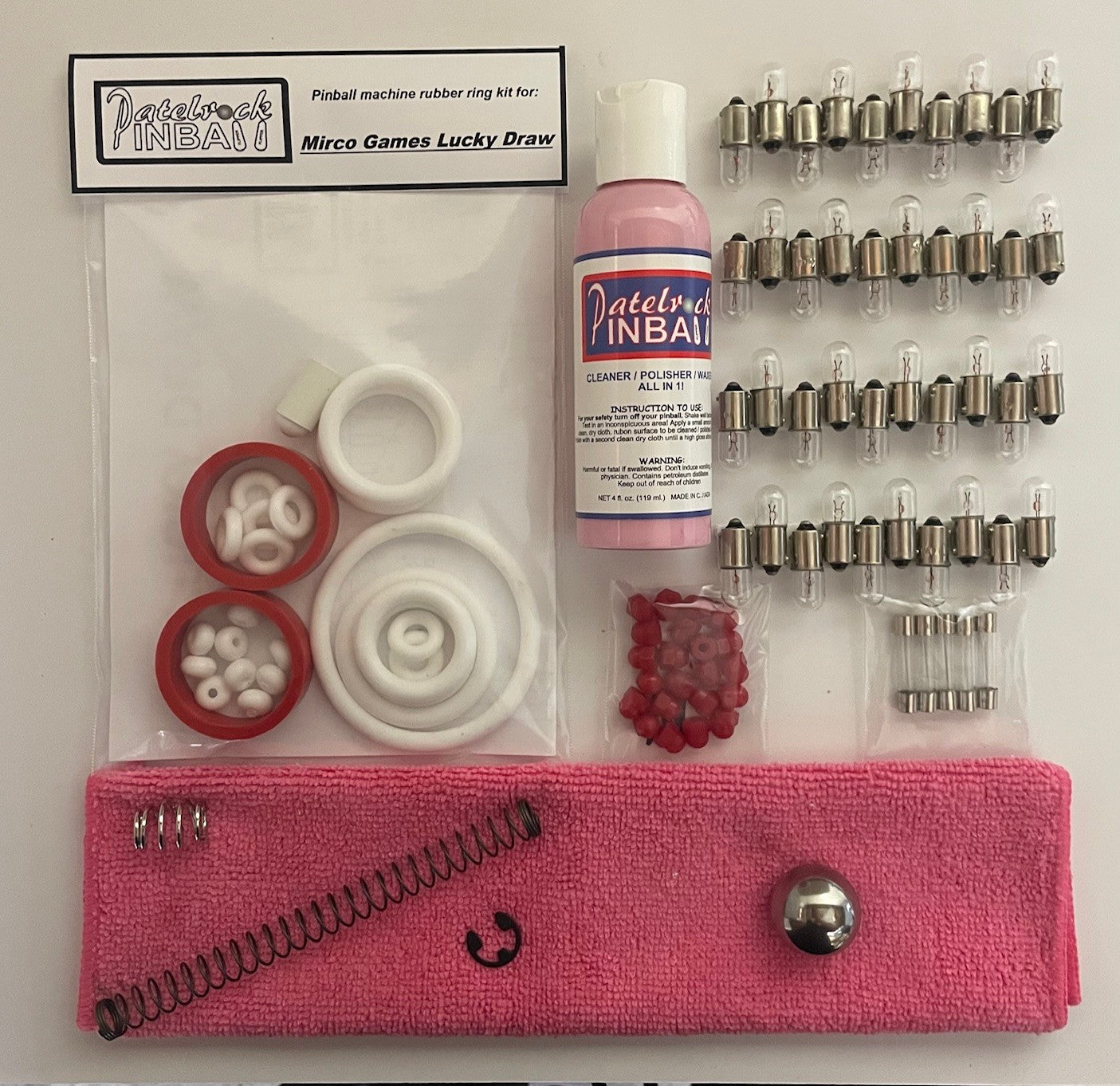 Mirco Games Lucky Draw Pinball Machine Maintenance Kit