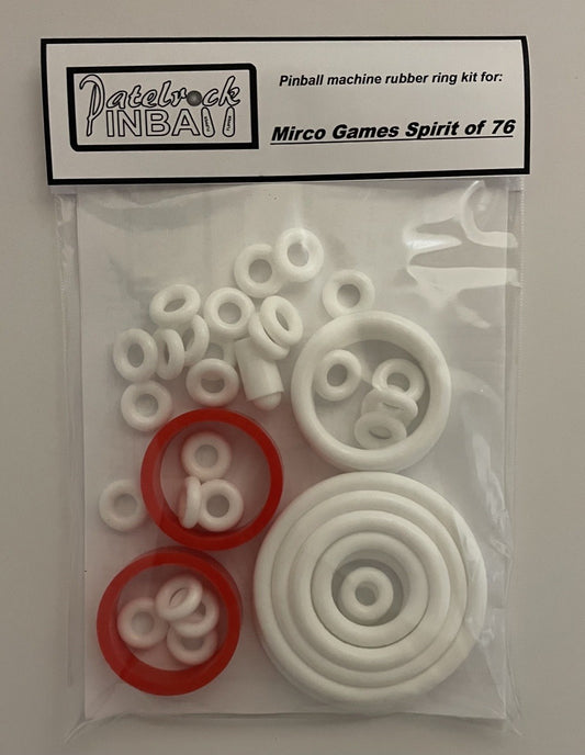 Mirco Games Spirit of 76 Pinball Machine Rubber Ring Kit