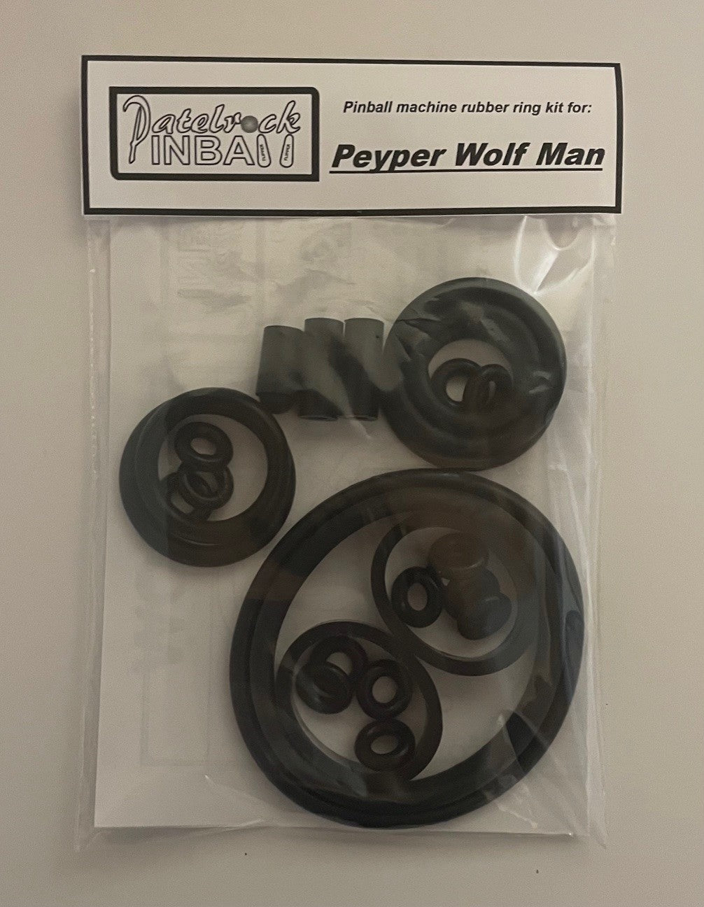 Peyper Wolf Man Pinball Machine Rubber Ring Kit