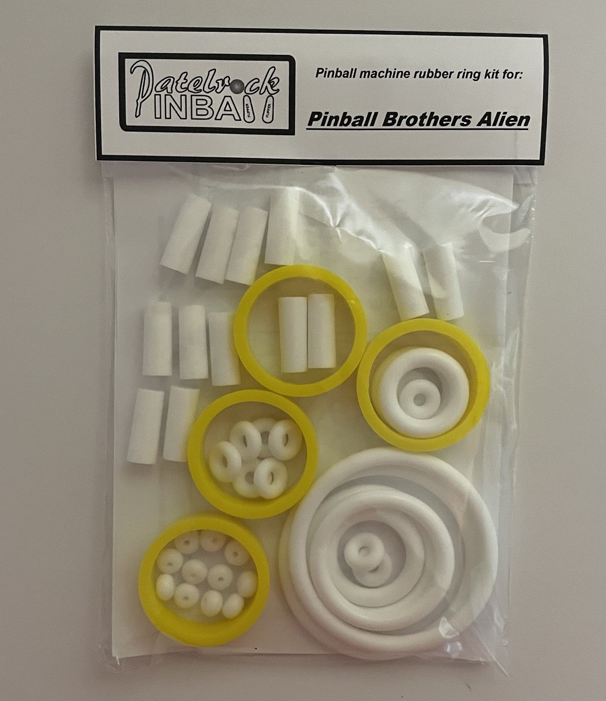 Pinball Brothers Alien Pinball Machine Rubber Ring Kit