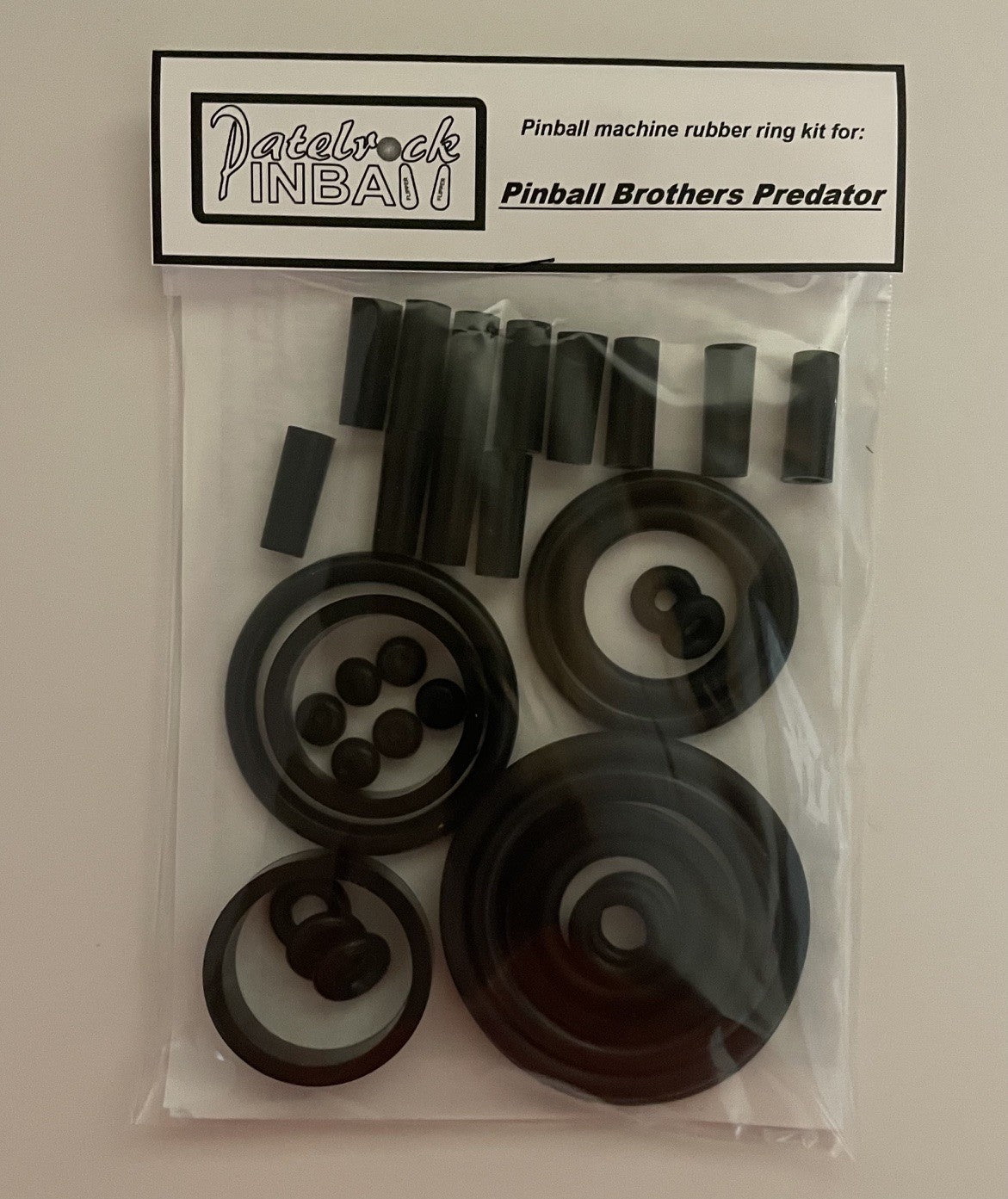 Pinball Brothers Predator Pinball Machine Rubber Ring Kit