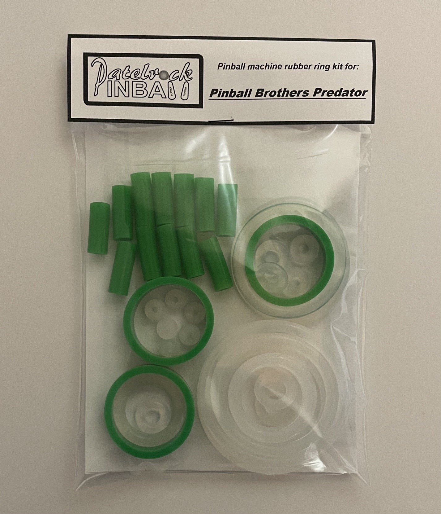 Pinball Brothers Predator Pinball Machine Rubber Ring Kit