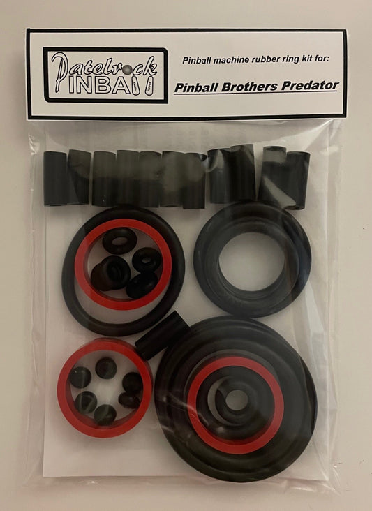 Pinball Brothers Predator Pinball Machine Rubber Ring Kit