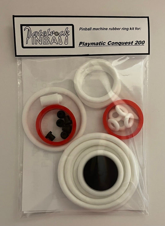 Playmatic Conquest 200 Pinball Machine Rubber Ring Kit