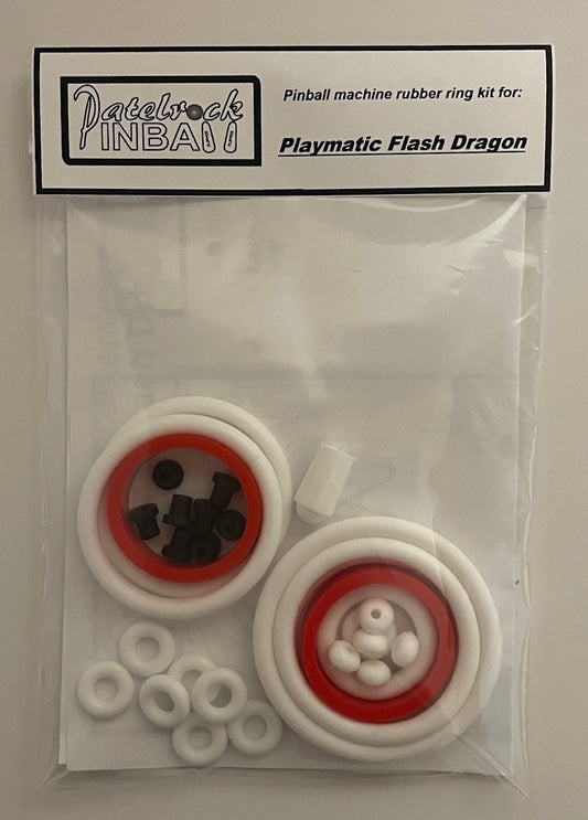 Playmatic Flash Dragon Pinball Machine Rubber Ring Kit