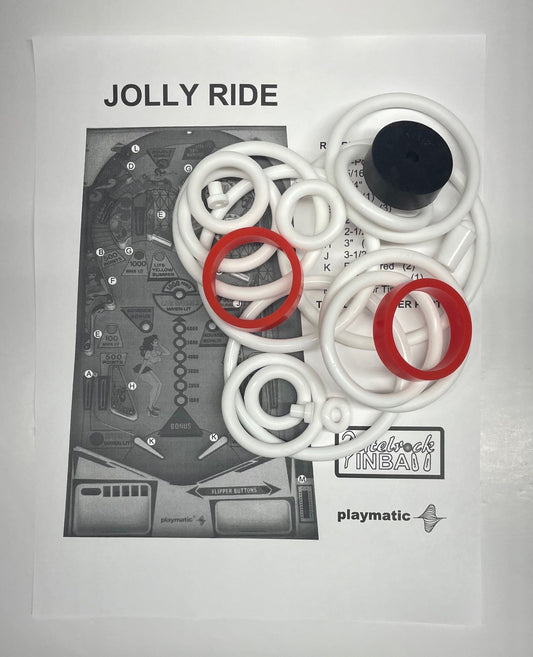 Playmatic Jolly Ride Pinball Machine Rubber Ring Kit