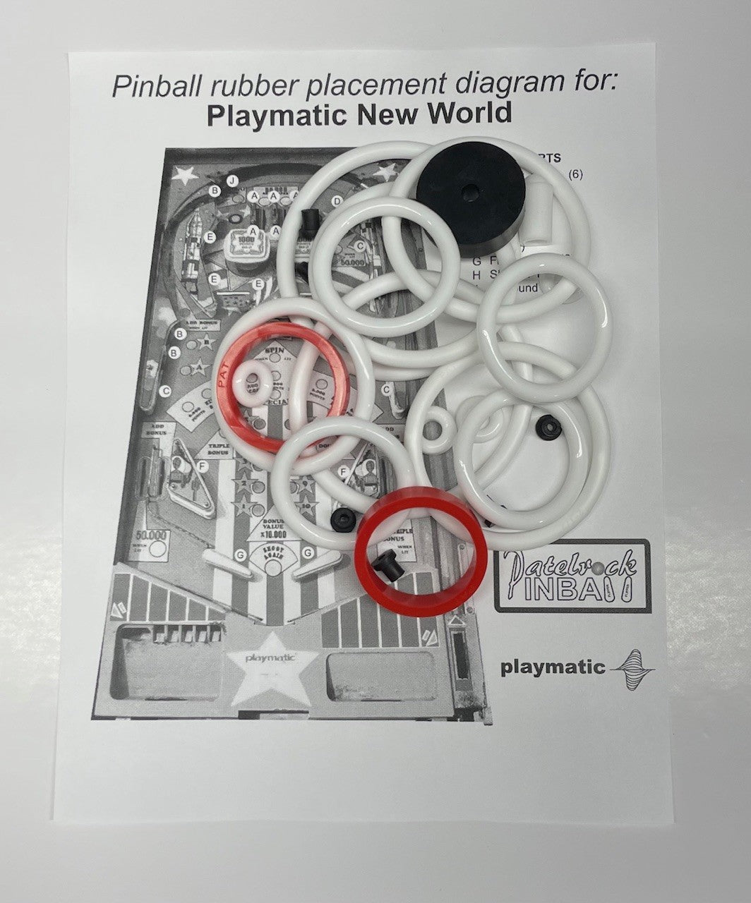 Playmatic New World Pinball Machine Maintenance Kit