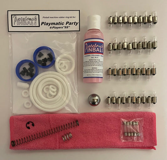 Playmatic Party | Solid State | 4-Players Pinball Machine Maintenance Kit