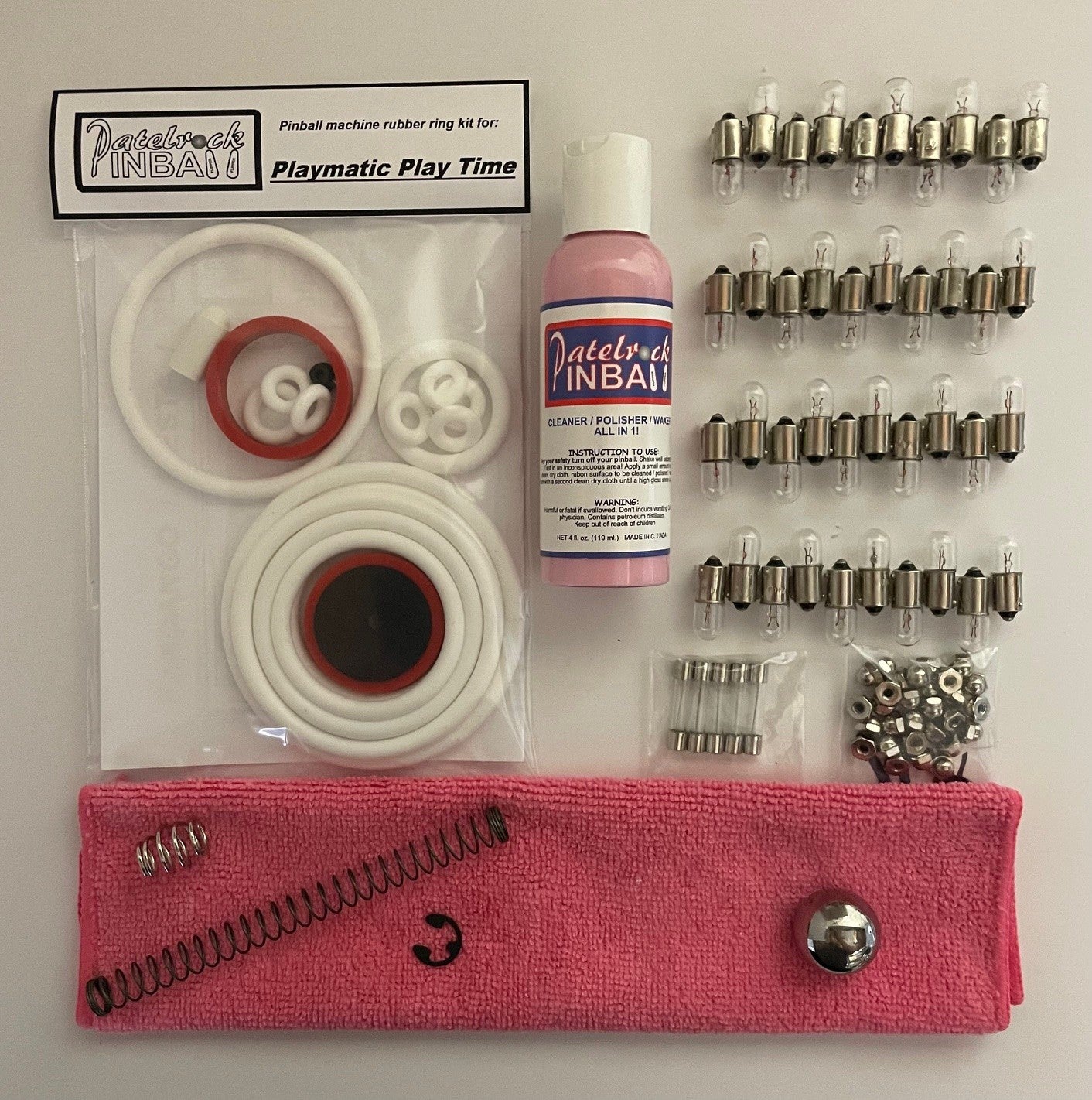Playmatic Play Time Pinball Machine Maintenance Kit