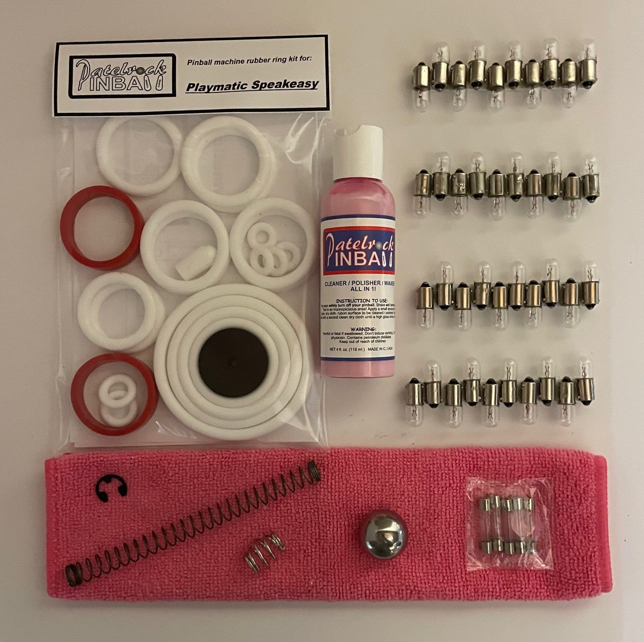 Playmatic Speakeasy Pinball Machine Maintenance Kit