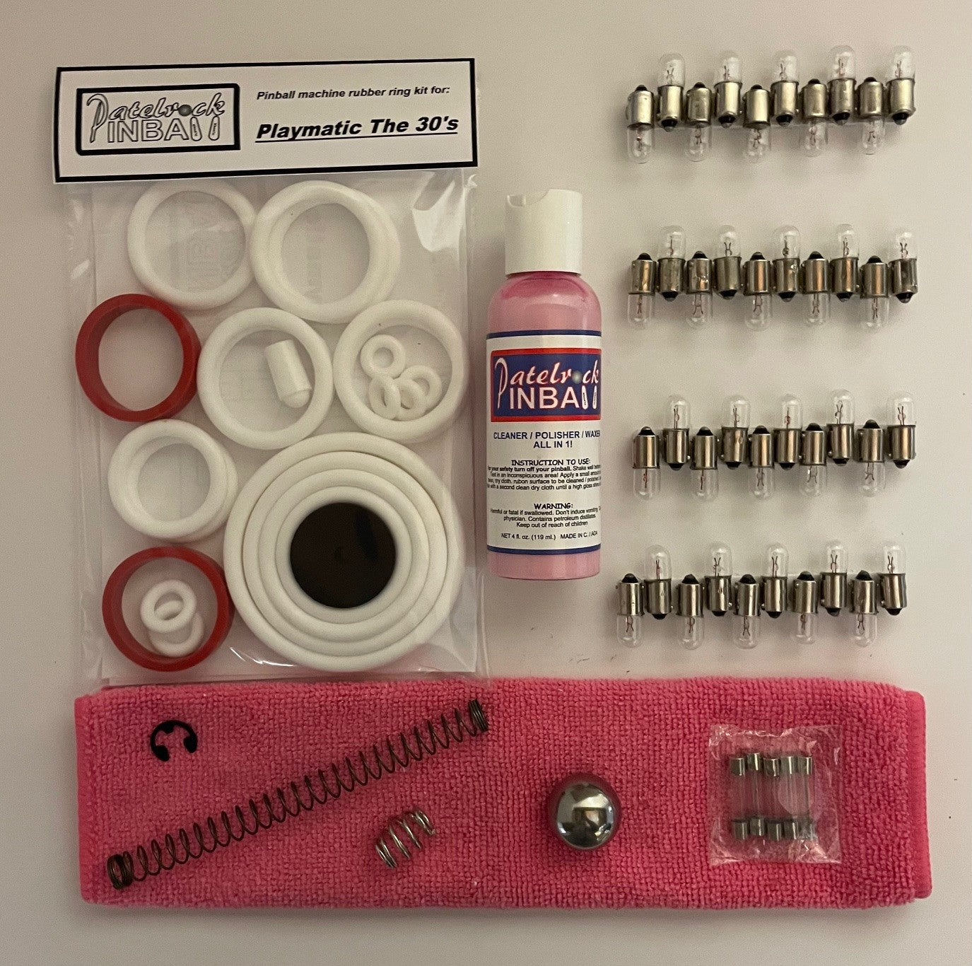 Playmatic The 30's Pinball Machine Maintenance Kit